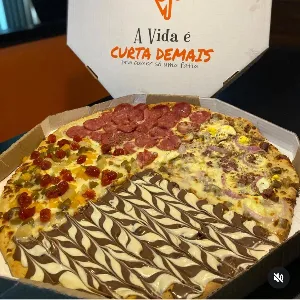 Pizza Mega 28 fatias até 4 sabor