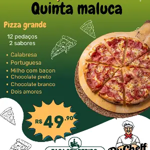Pizza Grande 2 Sabores 12 fatias