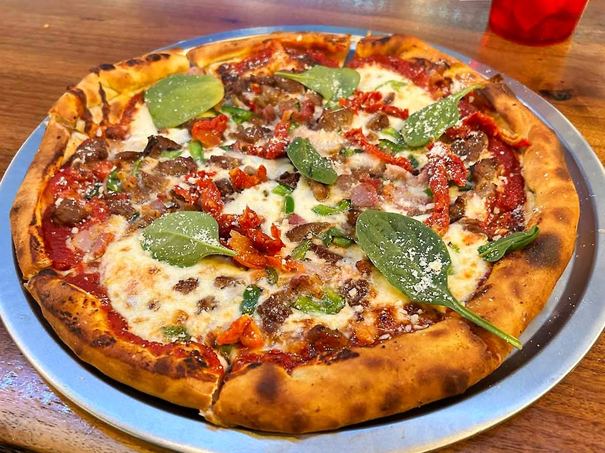 Pizza pequena 2 sabor 8 fatias