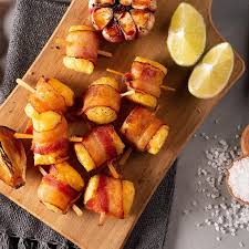 Mandioquinha com bacon